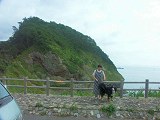 願掛岩にて