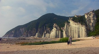 潮が引ききっていた仏ヶ浦